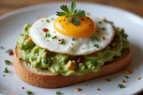 Toast di Avocado e Uovo in Camicia